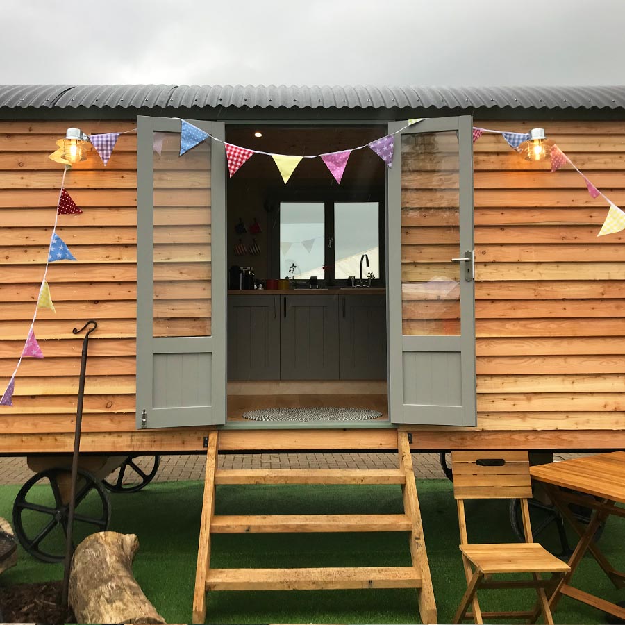 Sepherd Hut Double Doors