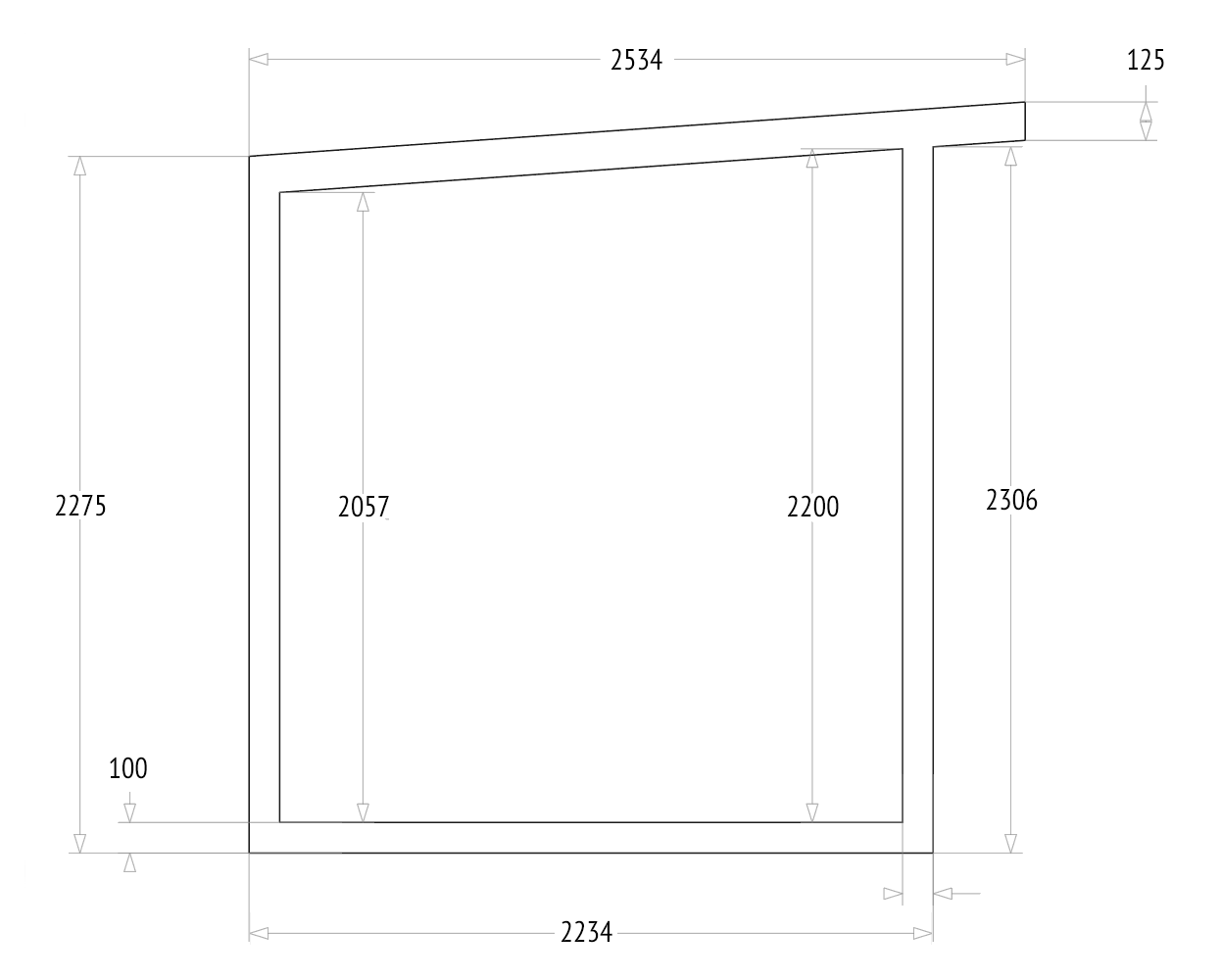 Garden Office Frame Kit