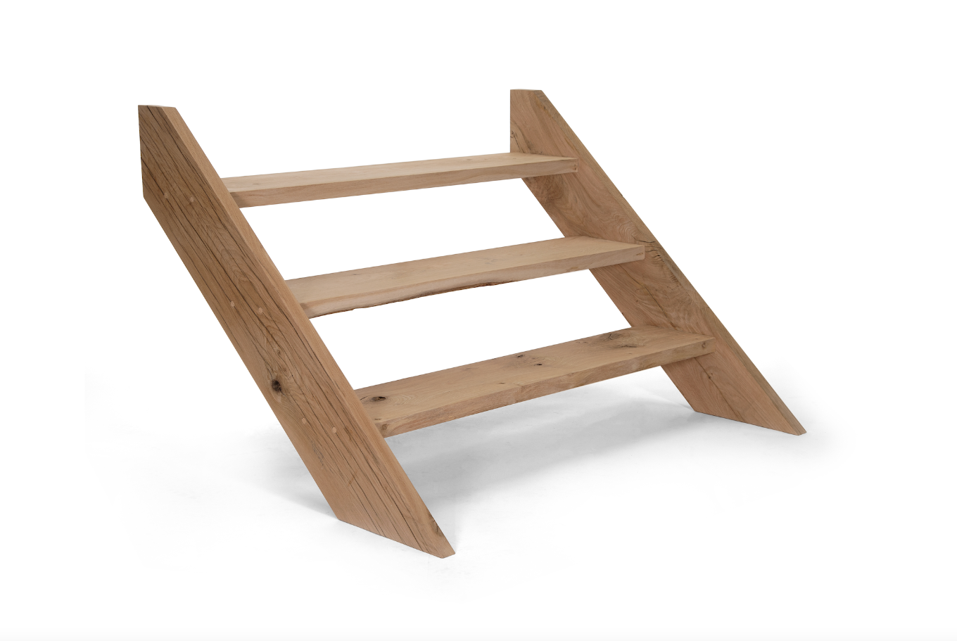 green oak steps side profile