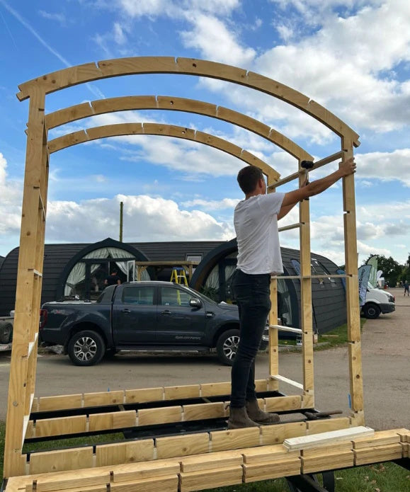 Standard Shepherd Hut Self-Build Bundle With French Doors