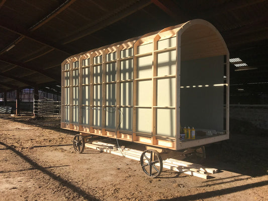 Shepherd Hut Wall Construction