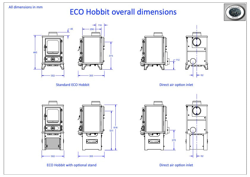Shepherd Hut Stove (Hobbit Stove)