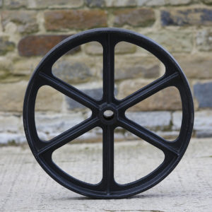 24 inch cast iron wheels